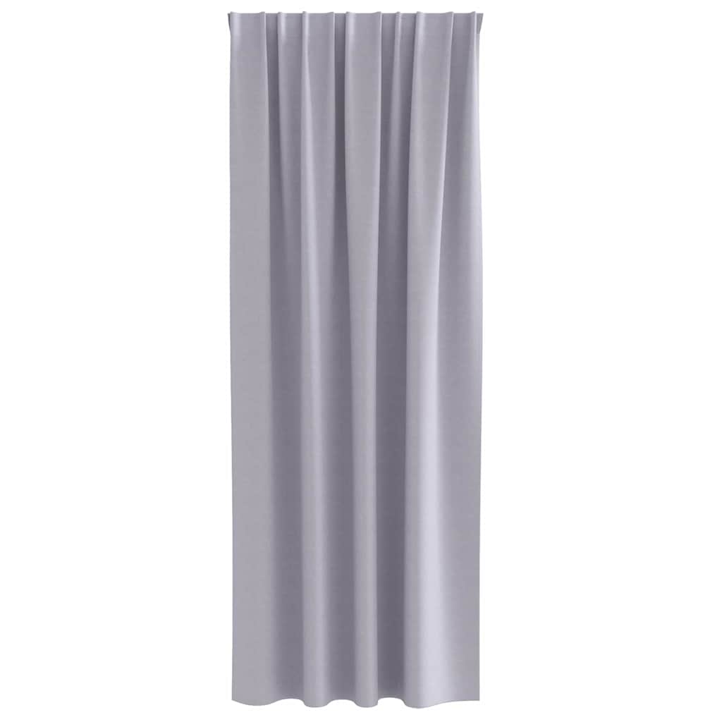Cortinas opacas com cortinas Metal Grey Poliéster