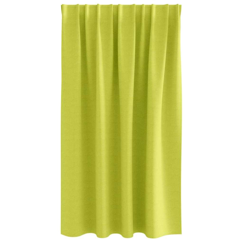 Cortinas opacas com cortinas Verde Poliéster