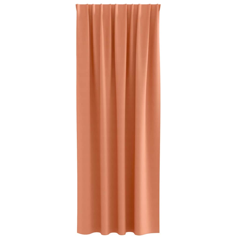 Cortinas opacas com cortinas Terracota Poliéster