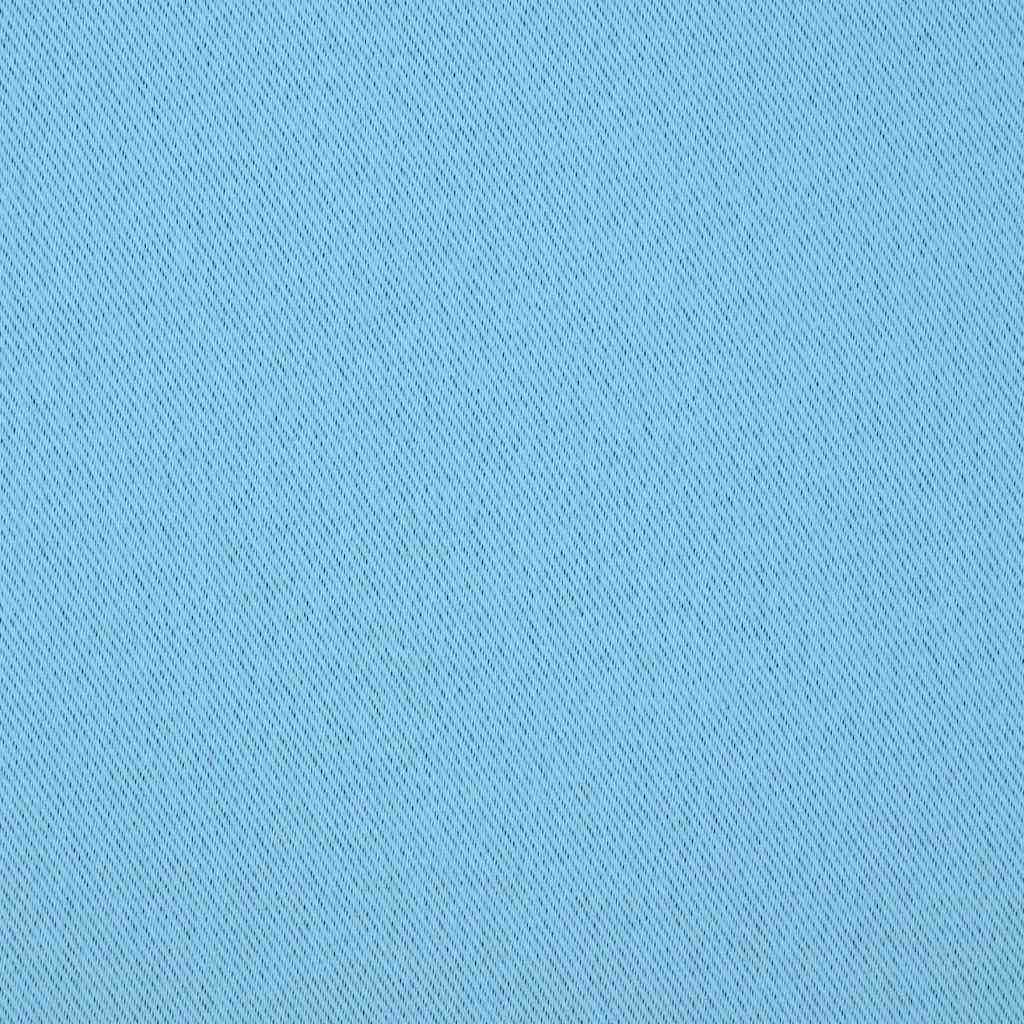 Cortinas opacas com cortinas Azul Claro Poliéster