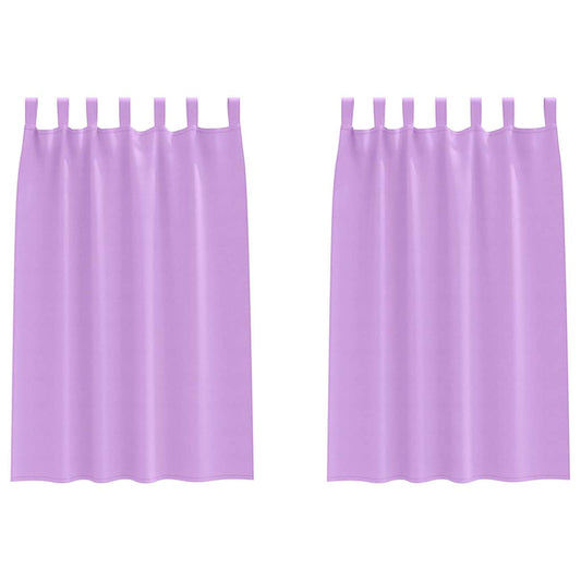 Cortinas Blackout com Argolas 2 pcs Roxo 175 x 140 cm Poliéster