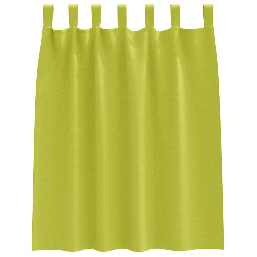 Cortinas opacas com cortinas Verde Poliéster