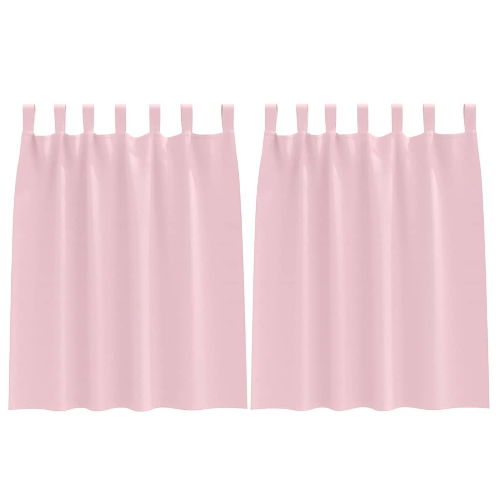 Cortinas opacas com cortinas Rosa bebé Poliéster