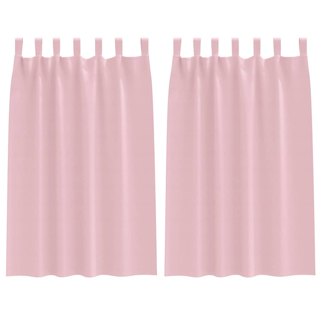 Cortinas opacas com cortinas Rosa bebé Poliéster