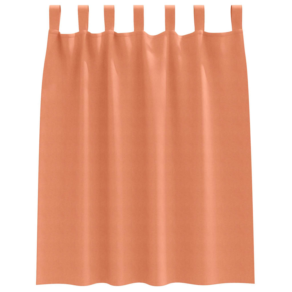 Cortinas opacas com cortinas Terracota Poliéster