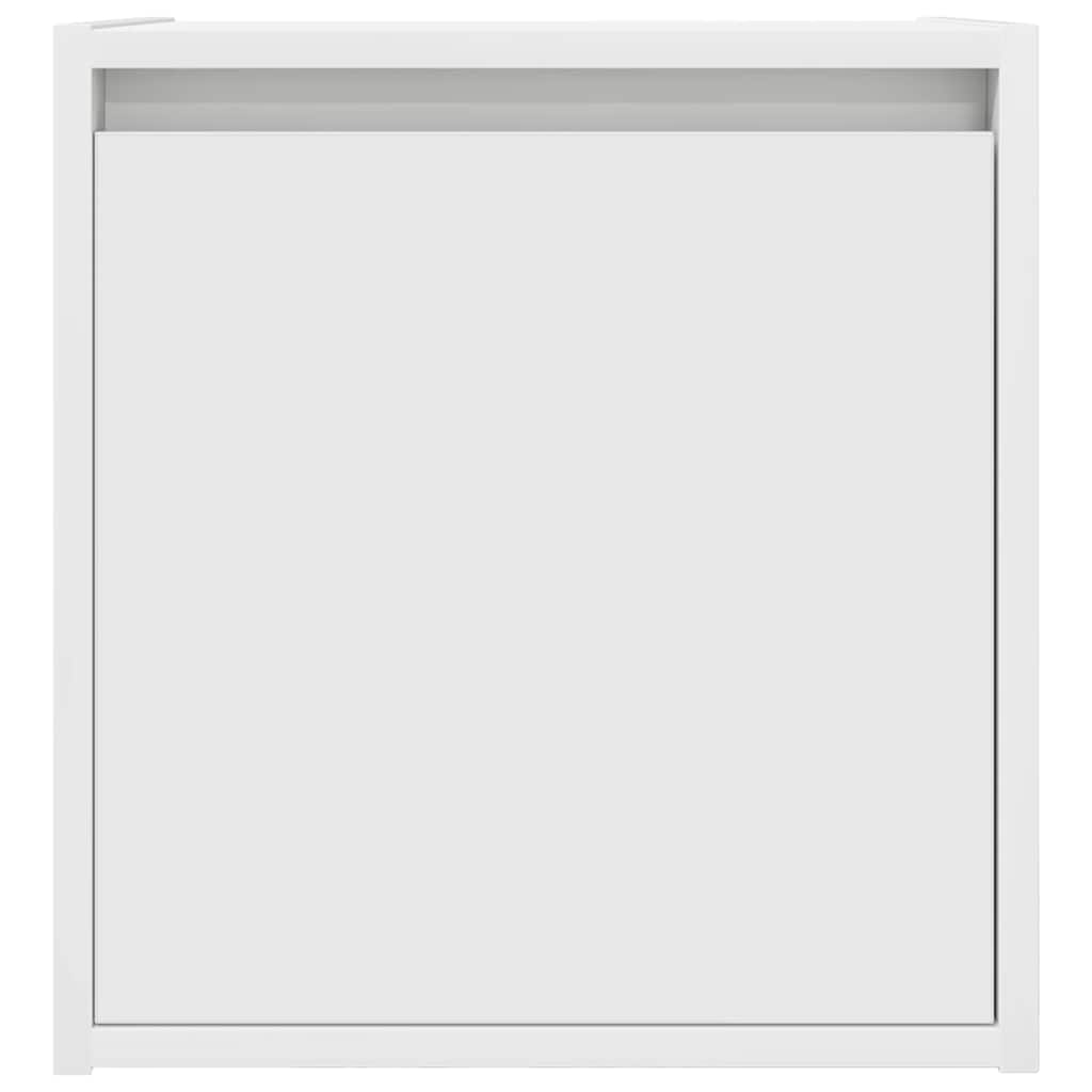 Mesas de cabeceira de parede 2 pcs 38x34x40cm branco