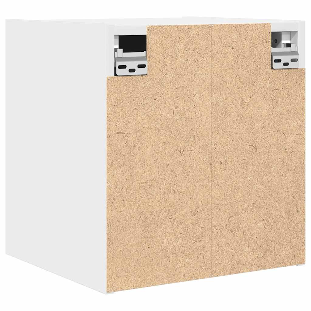 Mesas de cabeceira de parede 2 pcs 38x34x40cm branco
