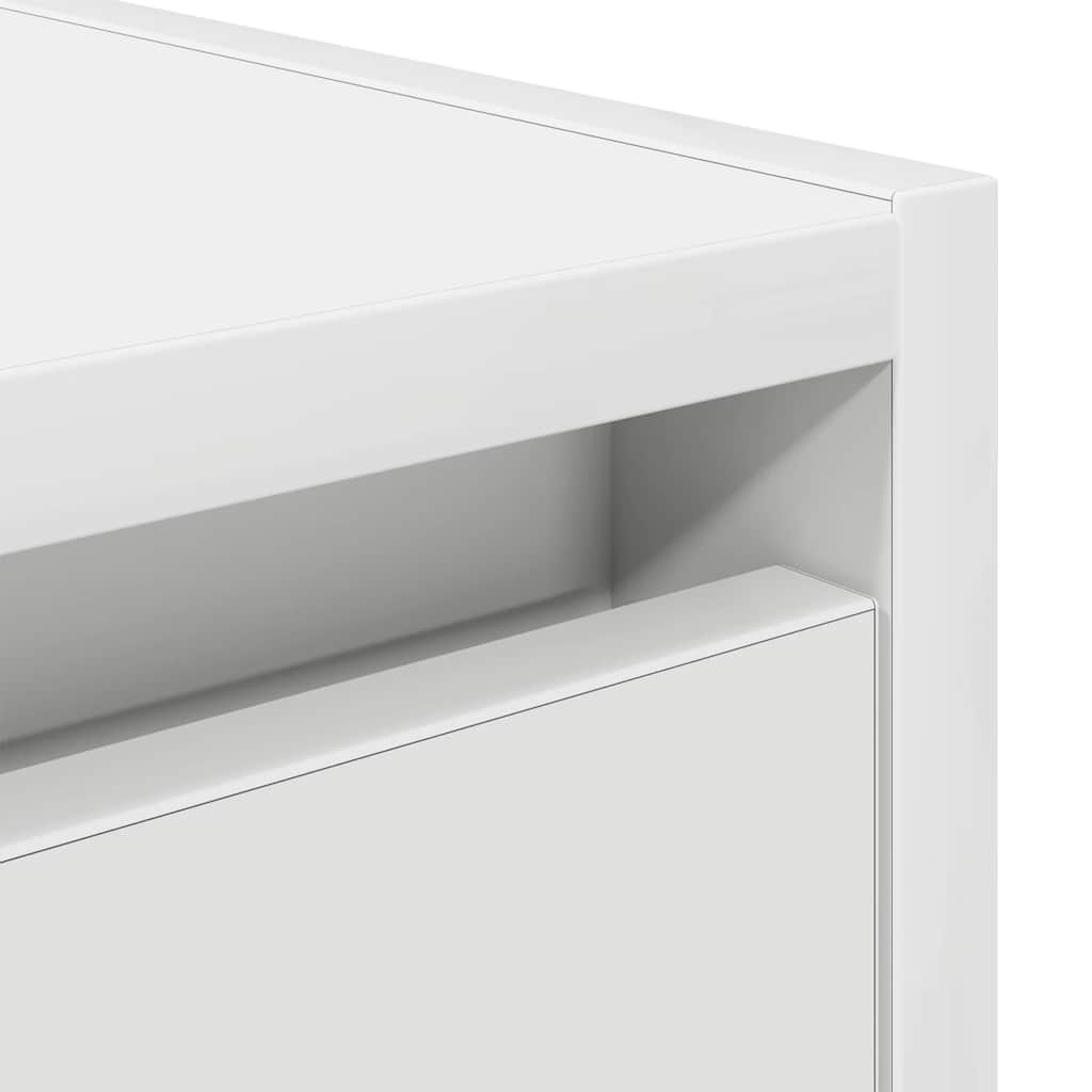 Mesas de cabeceira de parede 2 pcs 38x34x40cm branco