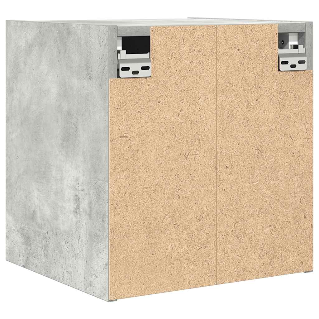 Mesas de cabeceira parede 2 pcs 38x34x40 cm cinza cimento
