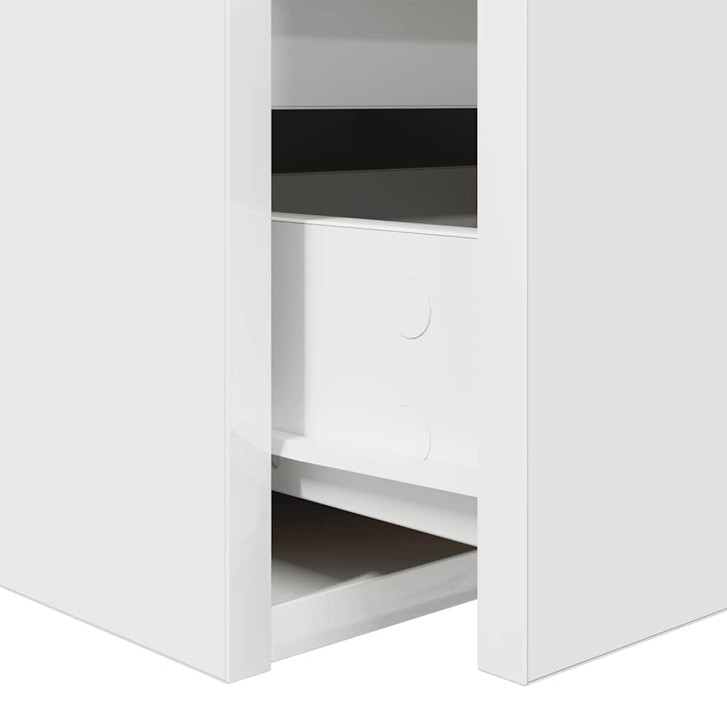 Mesas de cabeceira de parede 2 pcs 38x34x40cm branco
