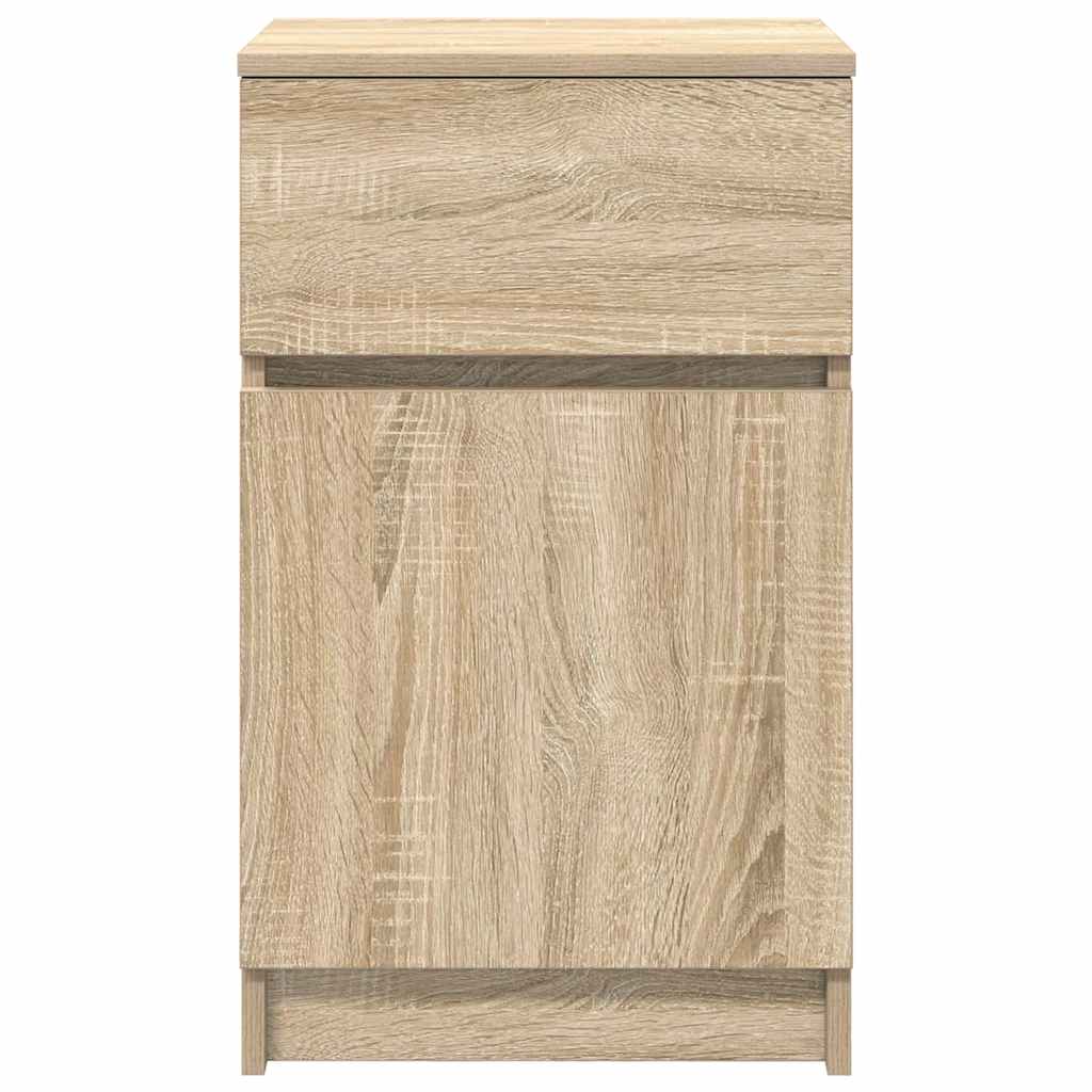 Mesa cabeceira 39x35x65 cm derivados madeira carvalho sonoma