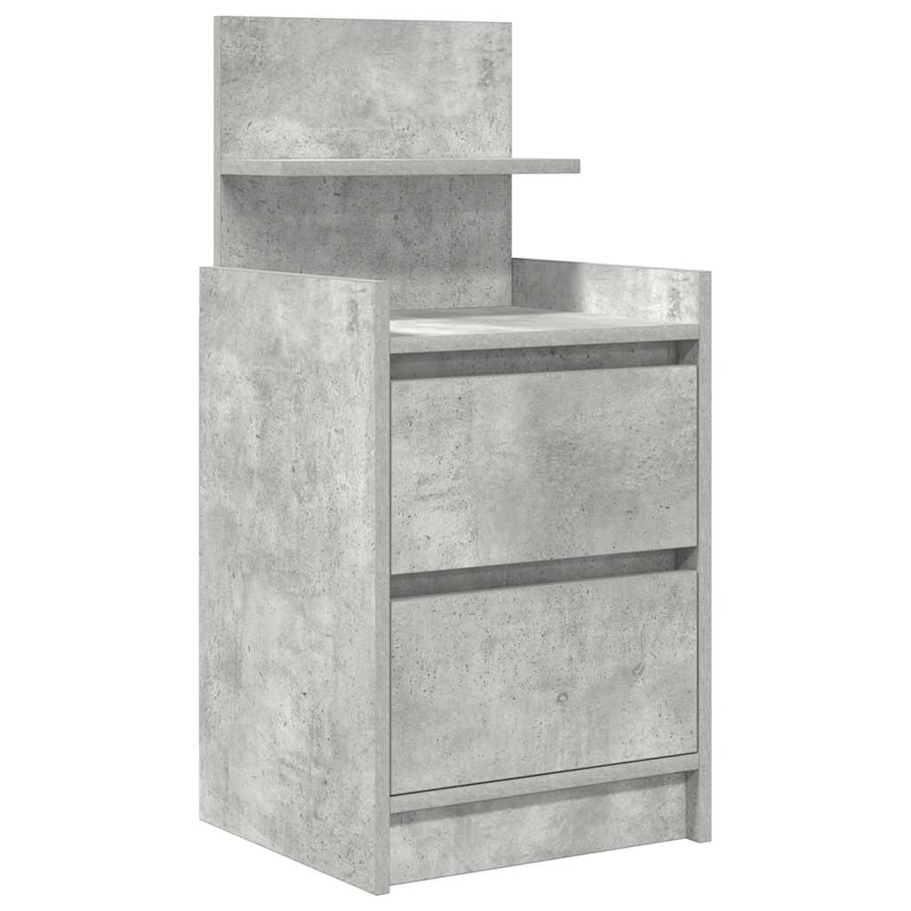 Mesas de cabeceira com 2 gavetas 2 pcs 38x34x80 cm
