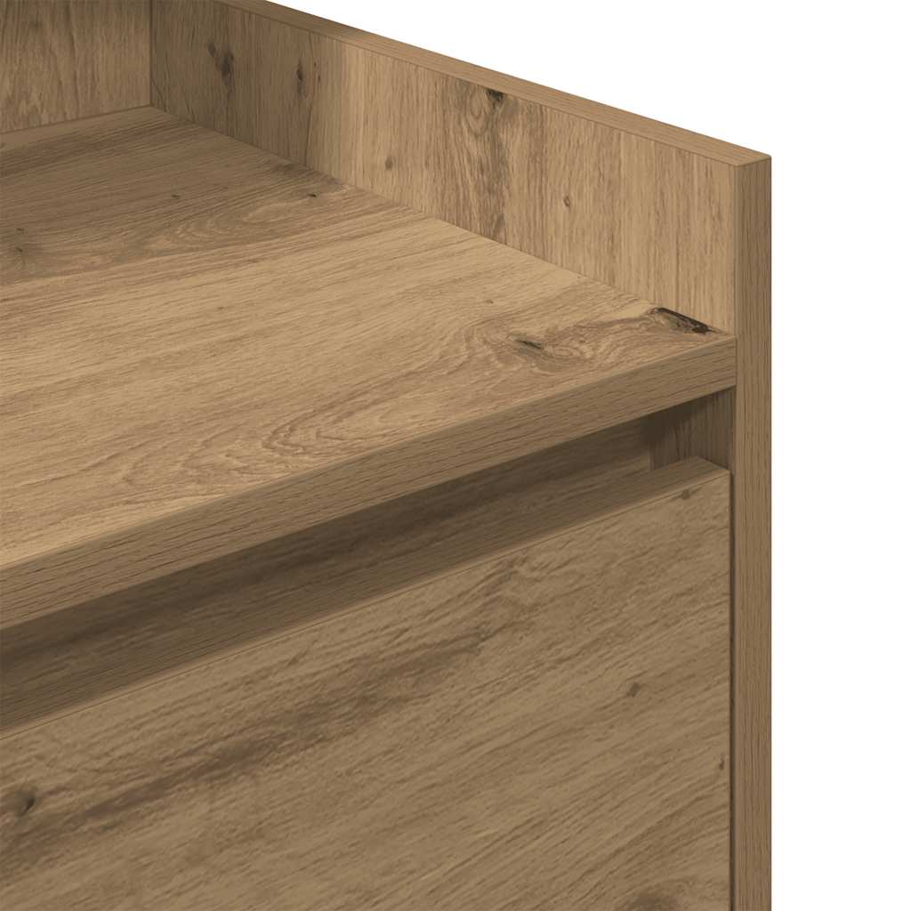 Mesas de cabeceira com 2 gavetas 2 pcs 38x34x80 cm