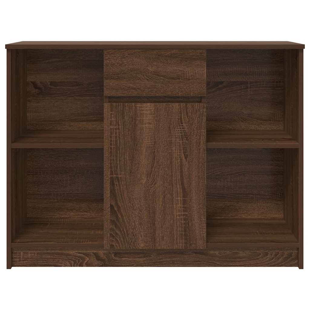 Aparador c/ gaveta 101x35x76cm deriv. madeira carvalho castanho
