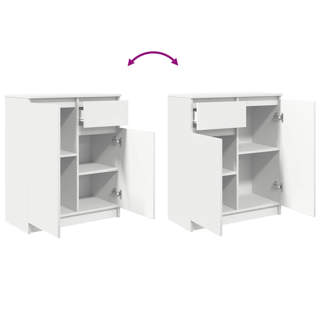 Aparador c/ gaveta 71x35x84 cm derivados de madeira branco