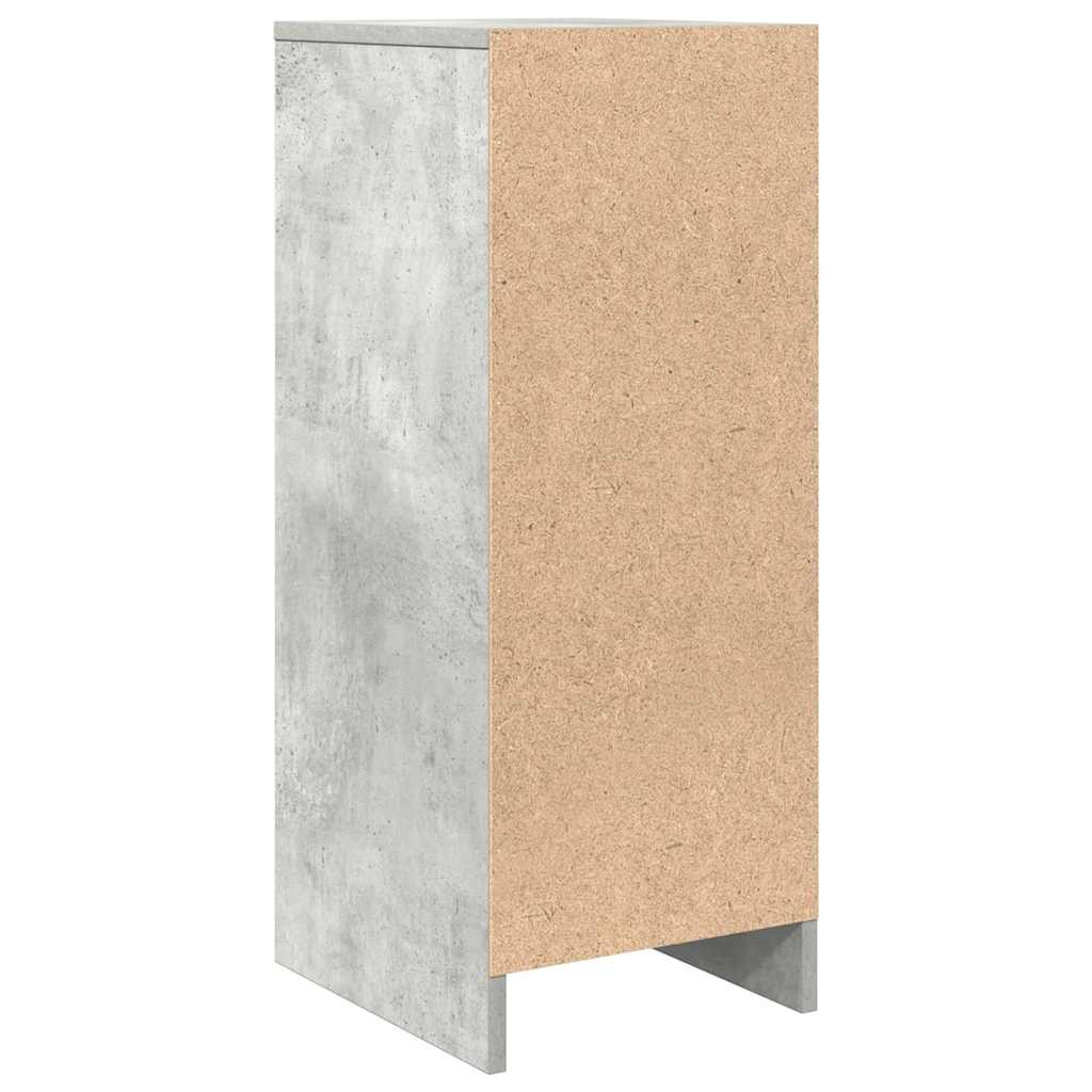 Aparador 29,5x34x76 cm derivados de madeira cinza cimento
