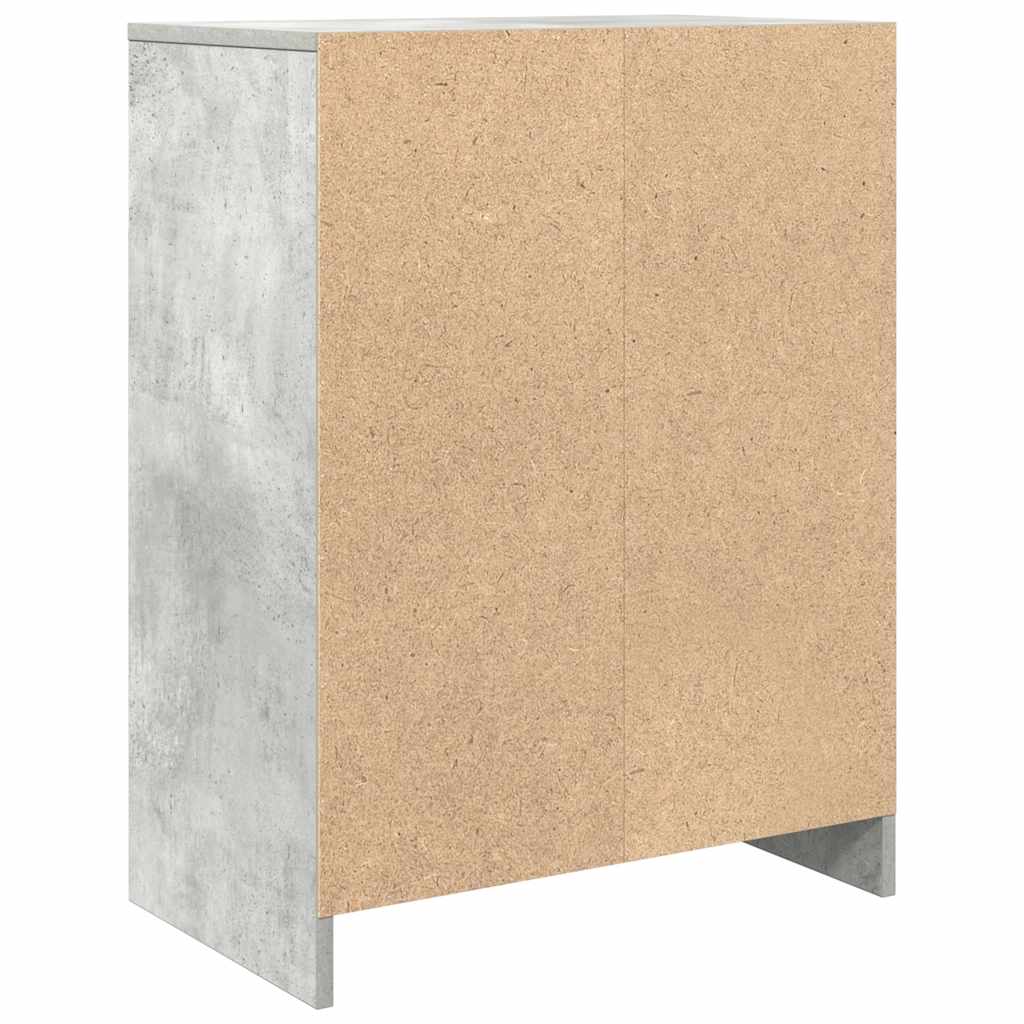 Aparador 57x34x76 cm derivados de madeira cinza cimento