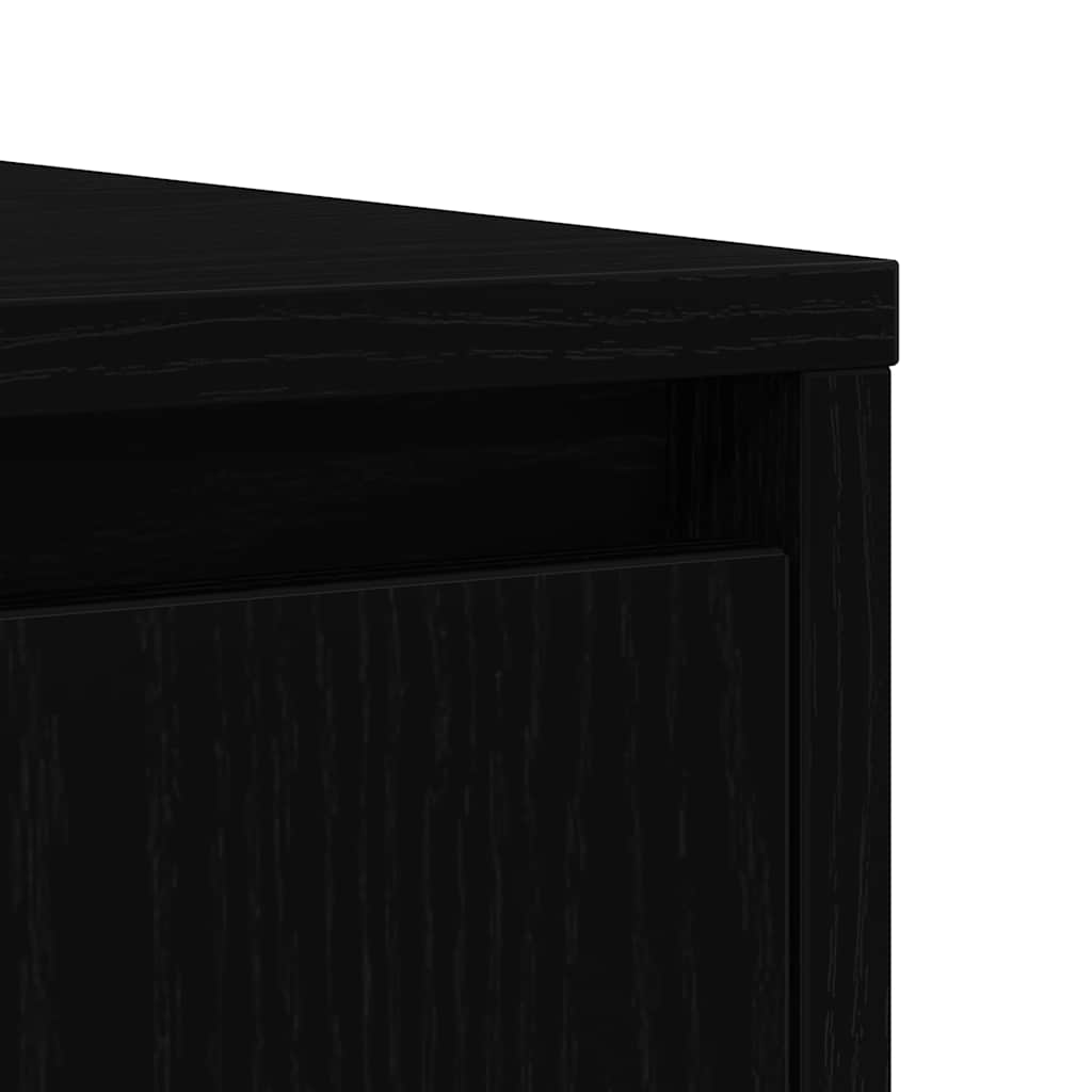 Aparador 85x34x76 cm derivados de madeira carvalho preto