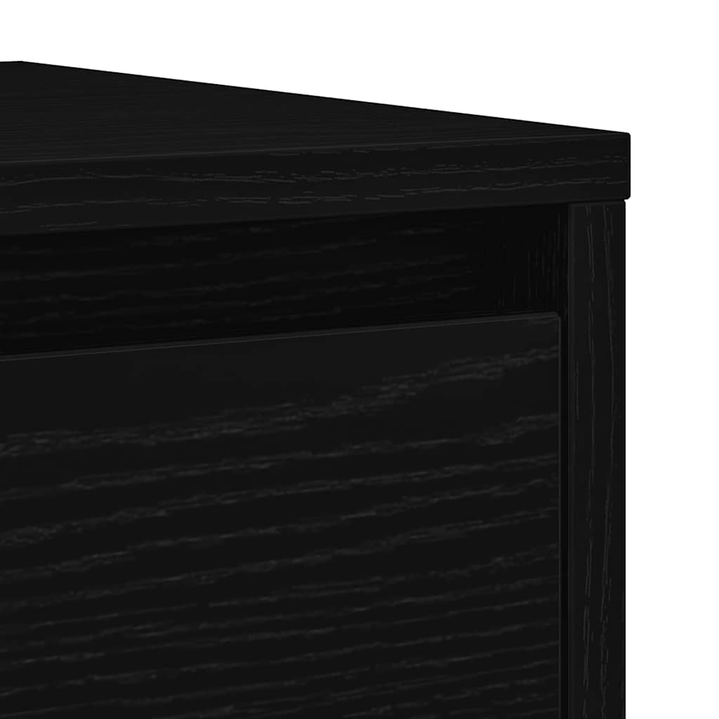 Aparador 29,5x34x76 cm derivados de madeira carvalho preto