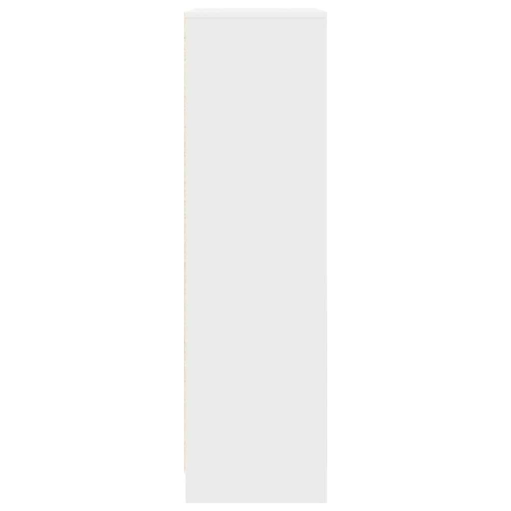 Armário com gaveta 55,5x34x119,5 cm derivados madeira branco