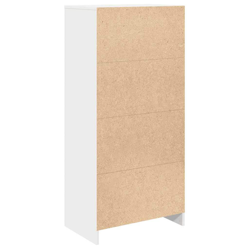 Armário com gaveta 55,5x34x119,5 cm derivados madeira branco