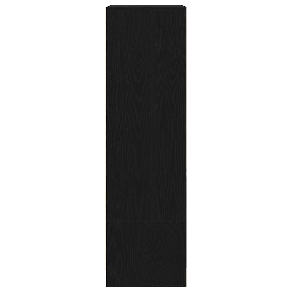 Armário com gaveta 55,5x34x119,5 cm carvalho preto