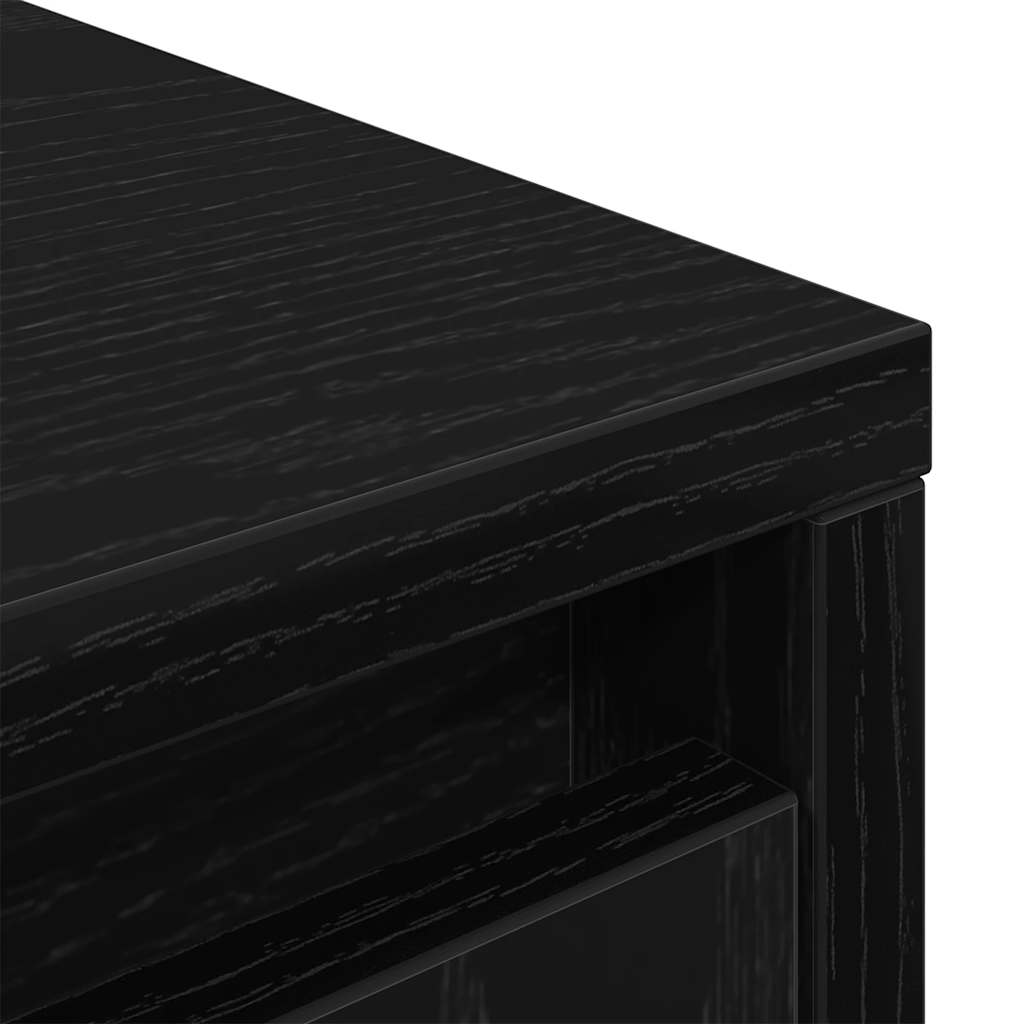 Armário com gaveta 55,5x34x119,5 cm carvalho preto