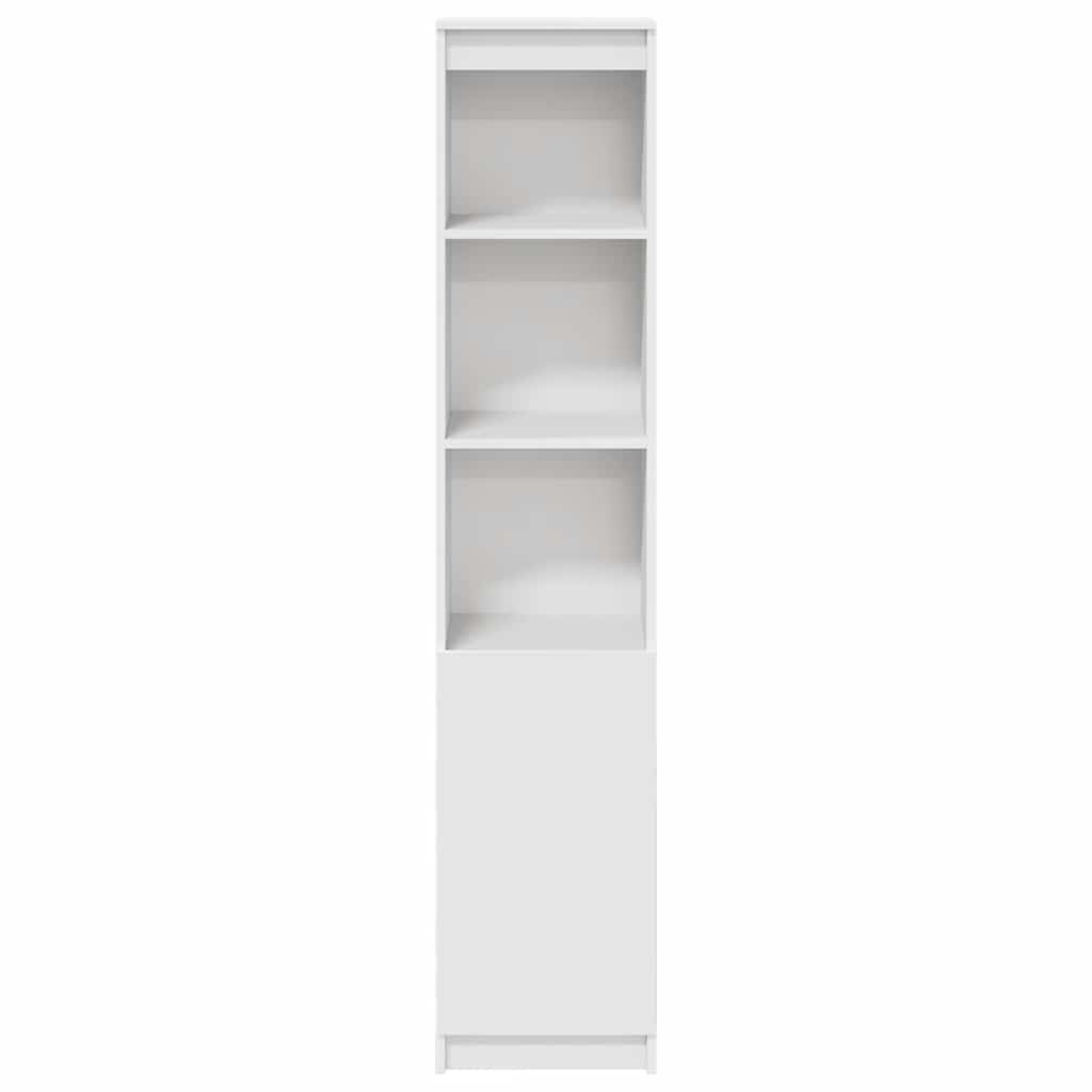 Aparador alto 37,5x35x180 cm derivados de madeira branco
