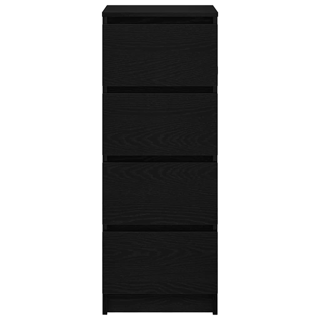 Aparador 37,5x35x99 cm derivados de madeira carvalho preto