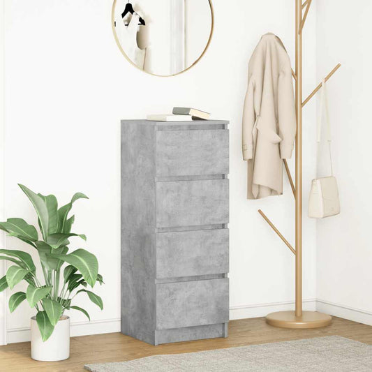 Aparador 37,5x35x99 cm derivados de madeira cinza cimento