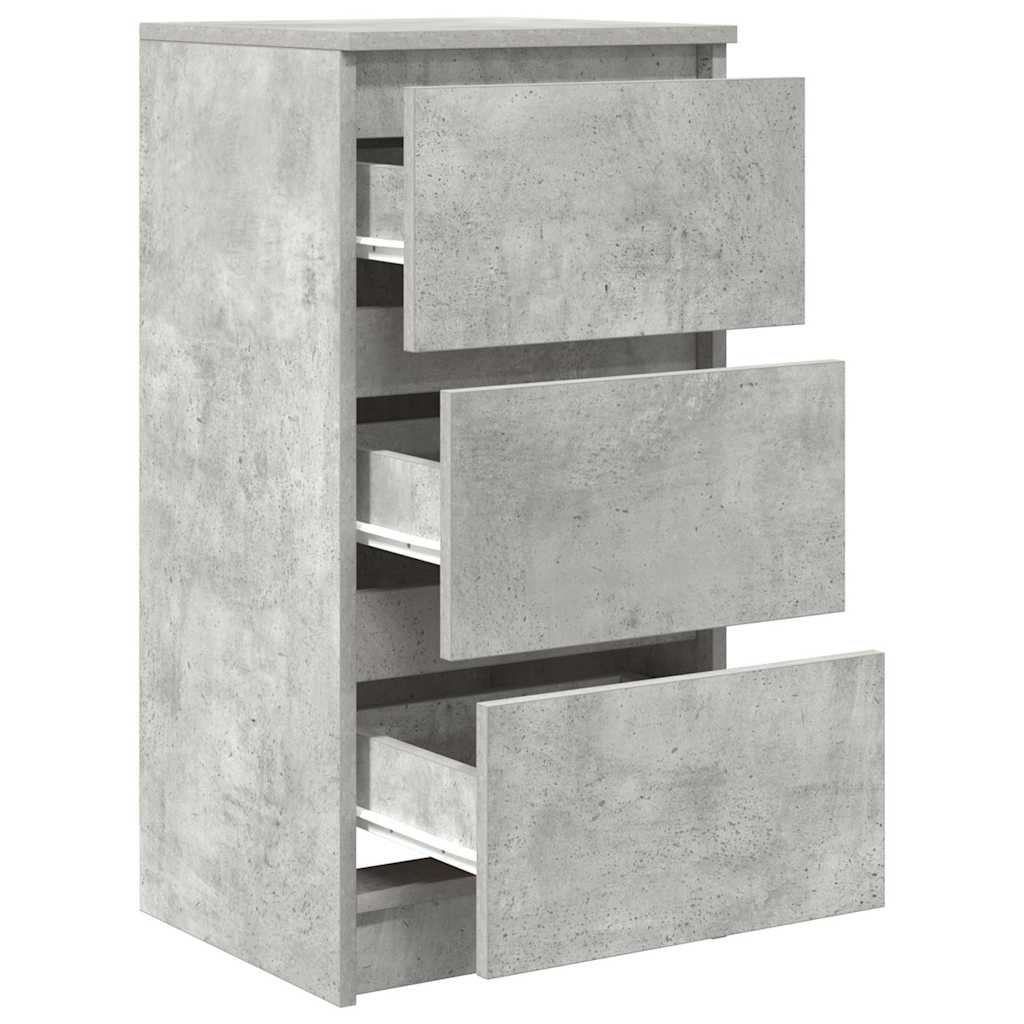 Aparador 37,5x35x76 cm derivados de madeira cinza cimento