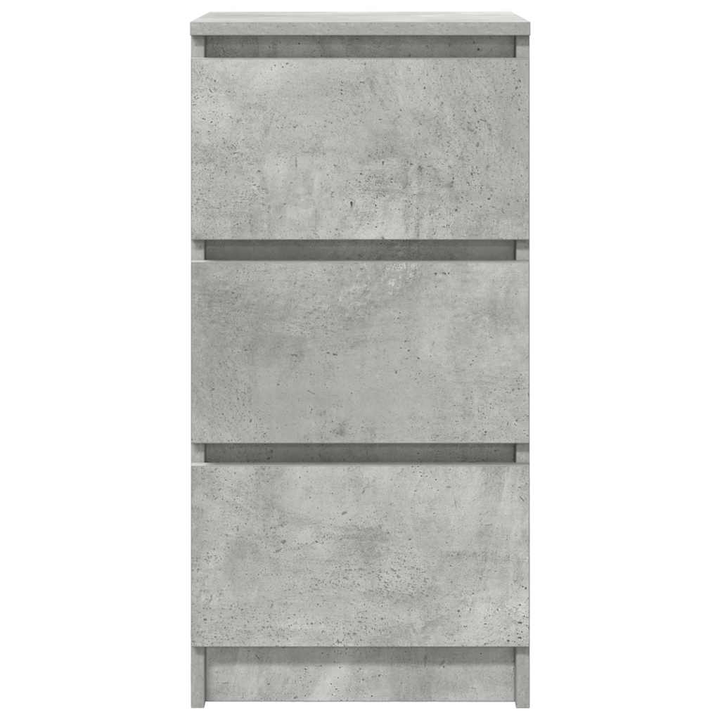 Aparador 37,5x35x76 cm derivados de madeira cinza cimento