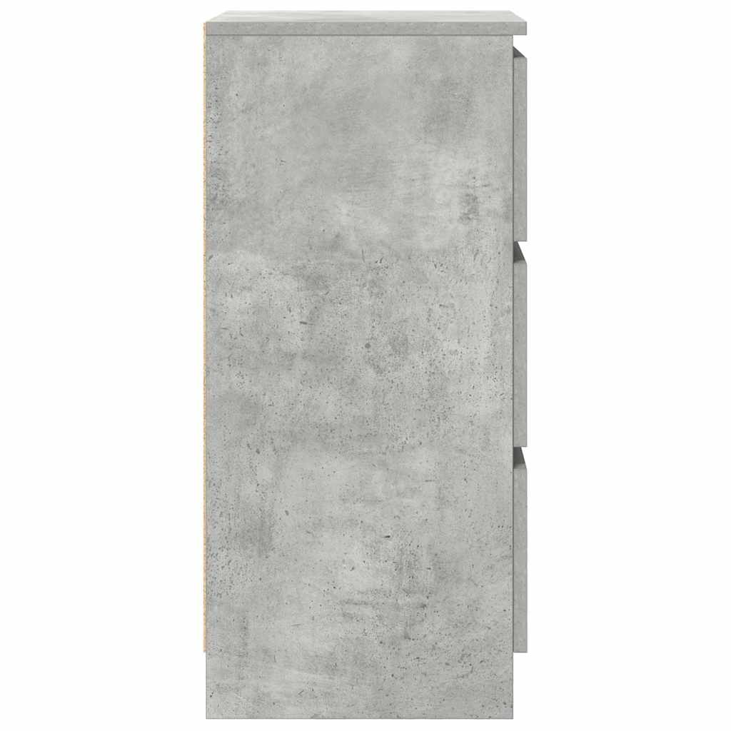 Aparador 37,5x35x76 cm derivados de madeira cinza cimento