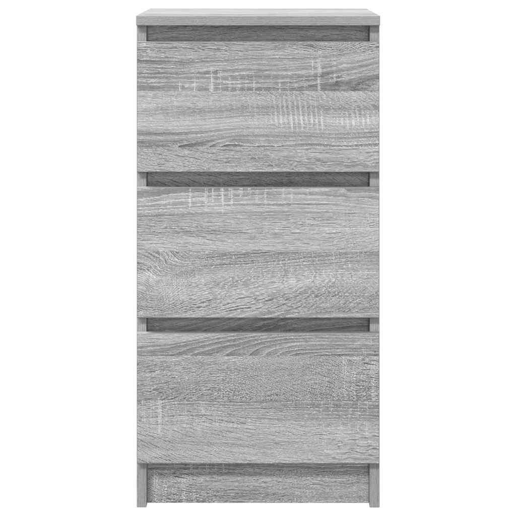 Aparador 37,5x35x76 cm derivados de madeira cinzento sonoma