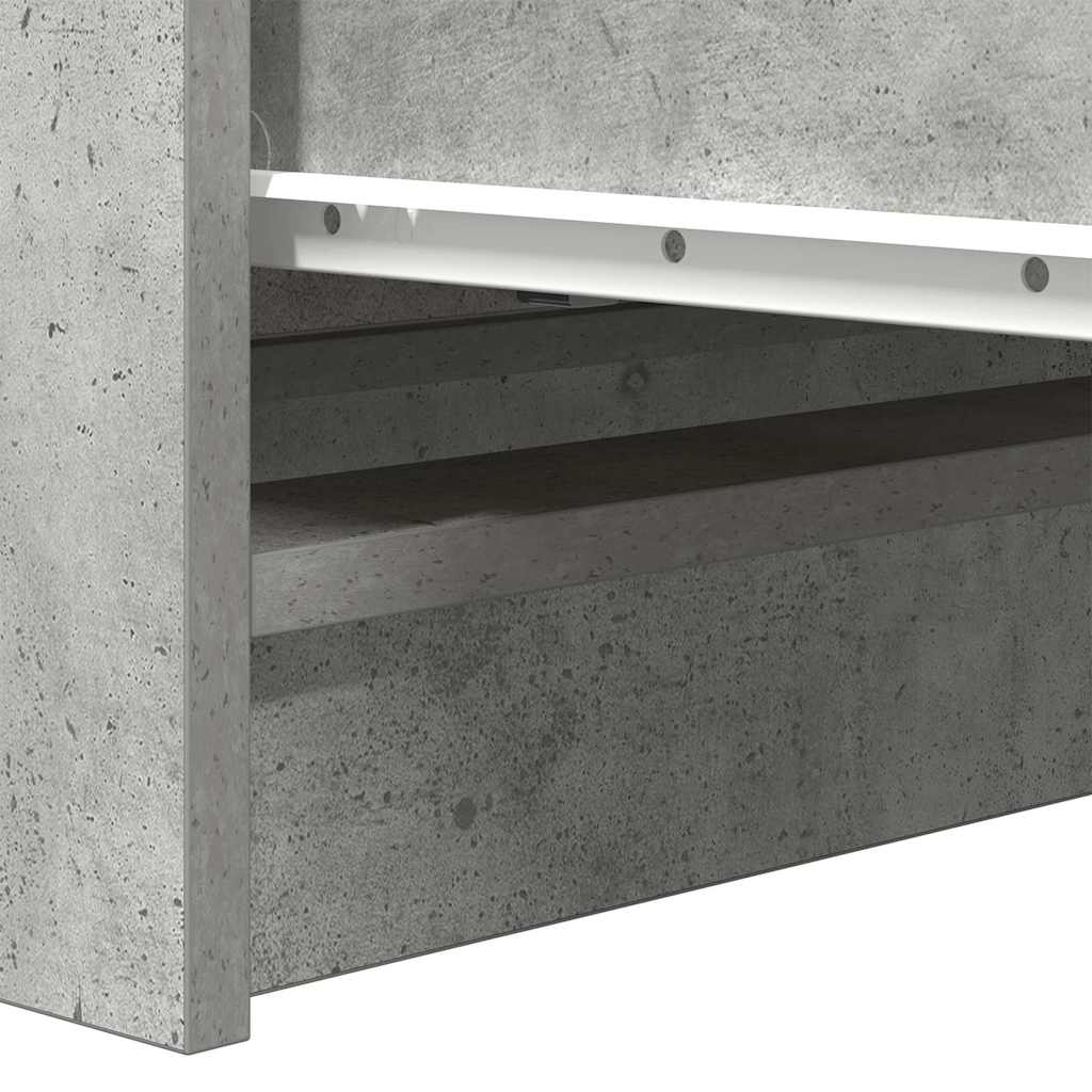 Aparador 80x35x76 cm derivados de madeira cinzento cimento