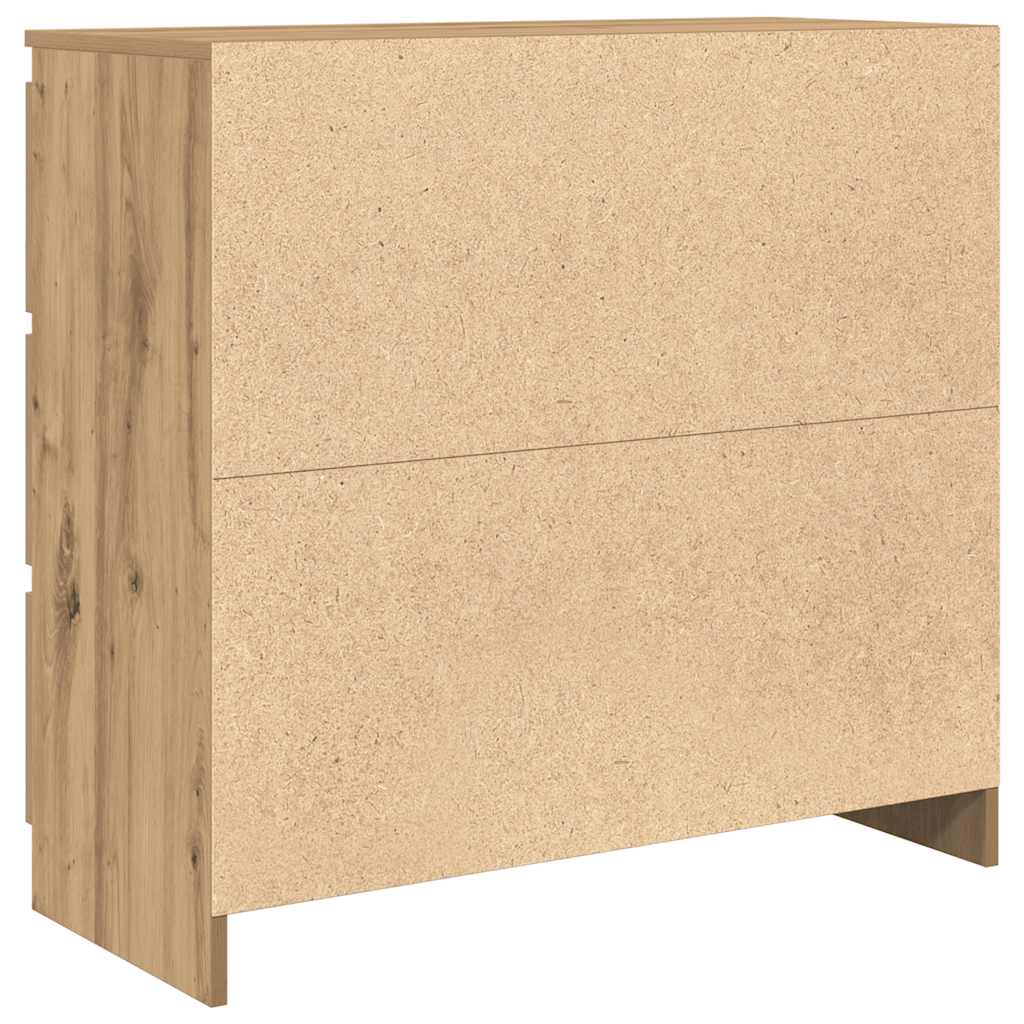 Aparador 80x35x76 cm derivados de madeira carvalho artisiano