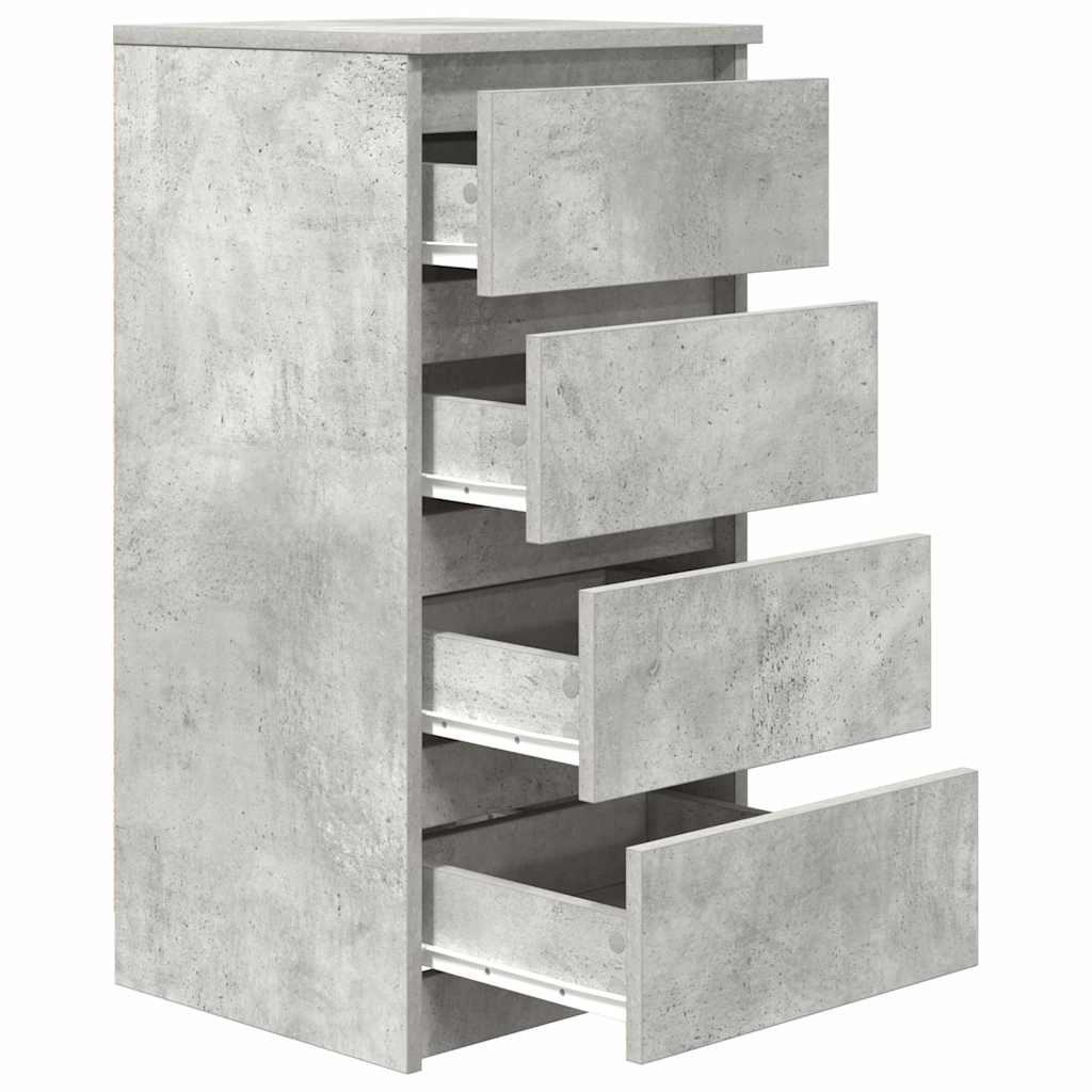 Aparador 37,5x35x76 cm derivados de madeira cinza cimento