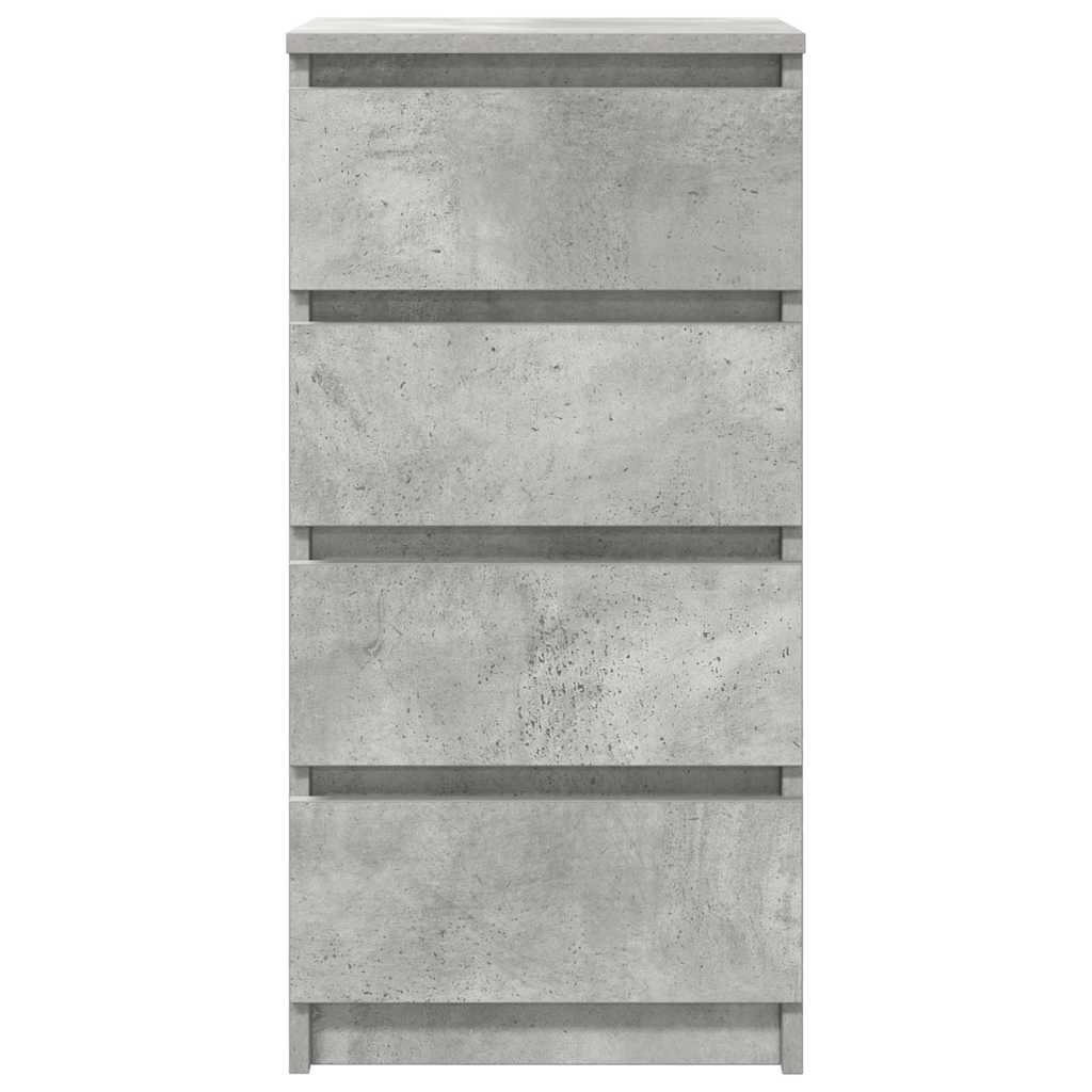 Aparador 37,5x35x76 cm derivados de madeira cinza cimento