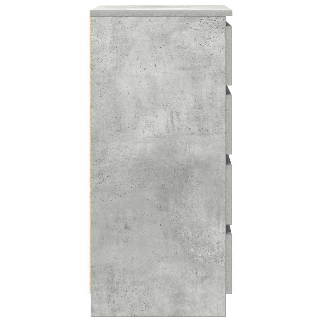 Aparador 37,5x35x76 cm derivados de madeira cinza cimento