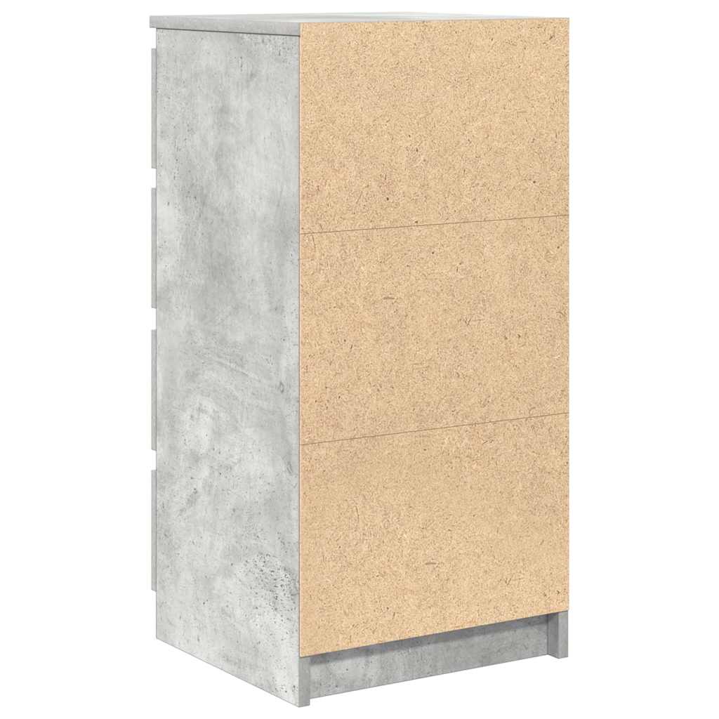 Aparador 37,5x35x76 cm derivados de madeira cinza cimento