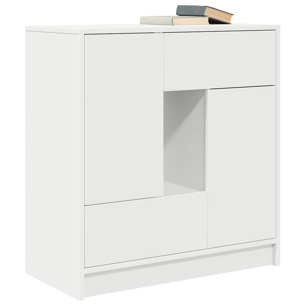 Aparador c/ gavetas e portas 70,5x34x74,5 cm branco