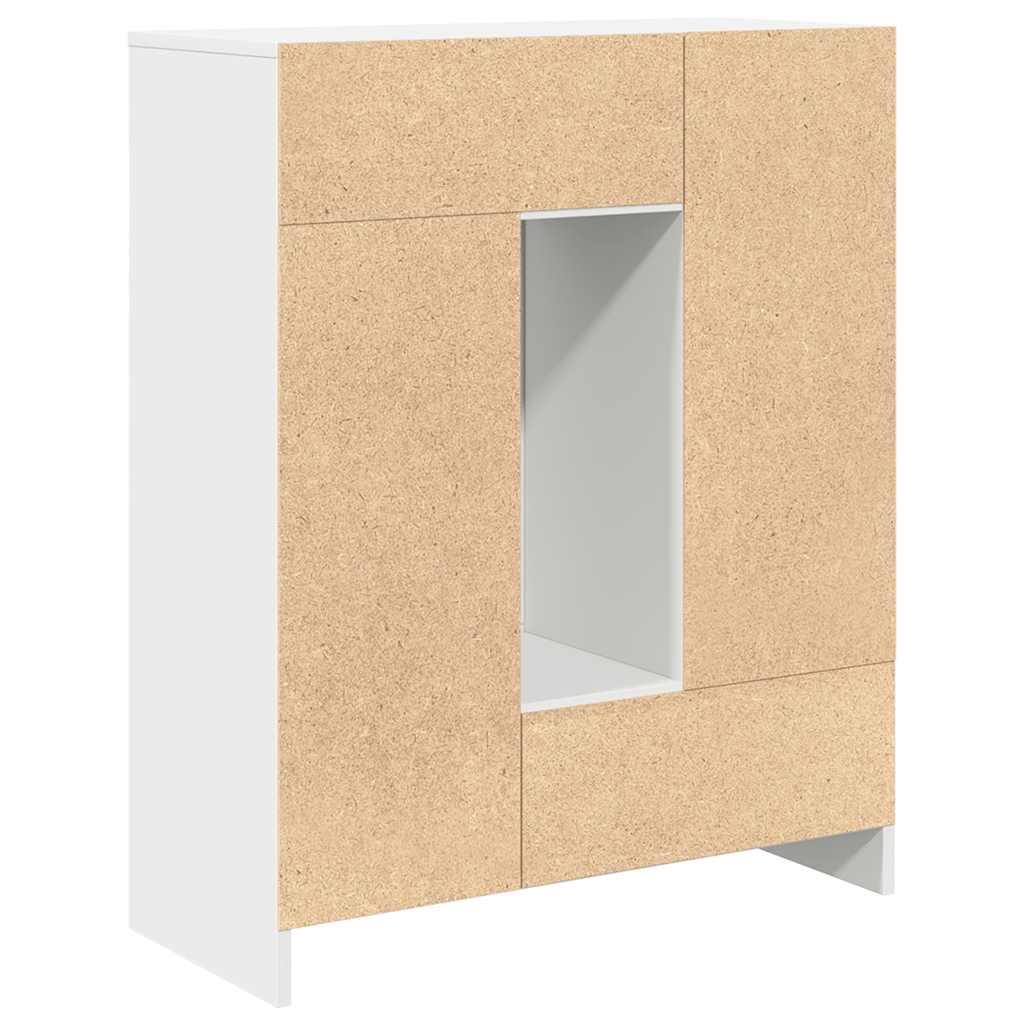 Aparador c/ gavetas e portas 73x31x90 cm branco