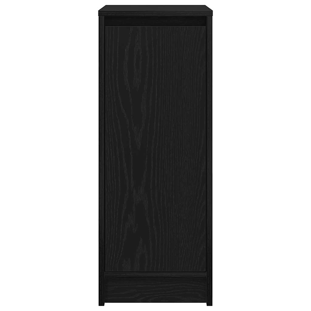 Sapateira 29,5x34x76 cm derivados de madeira carvalho preto