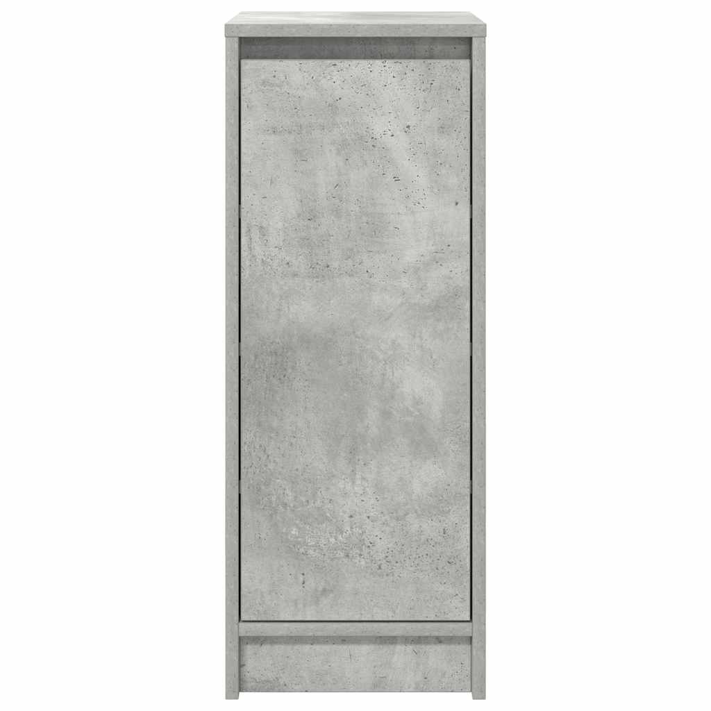 Sapateira 29,5x34x76 cm derivados de madeira cinzento cimento