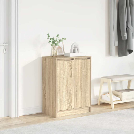 Sapateira 57x34x76 cm derivados de madeira carvalho sonoma