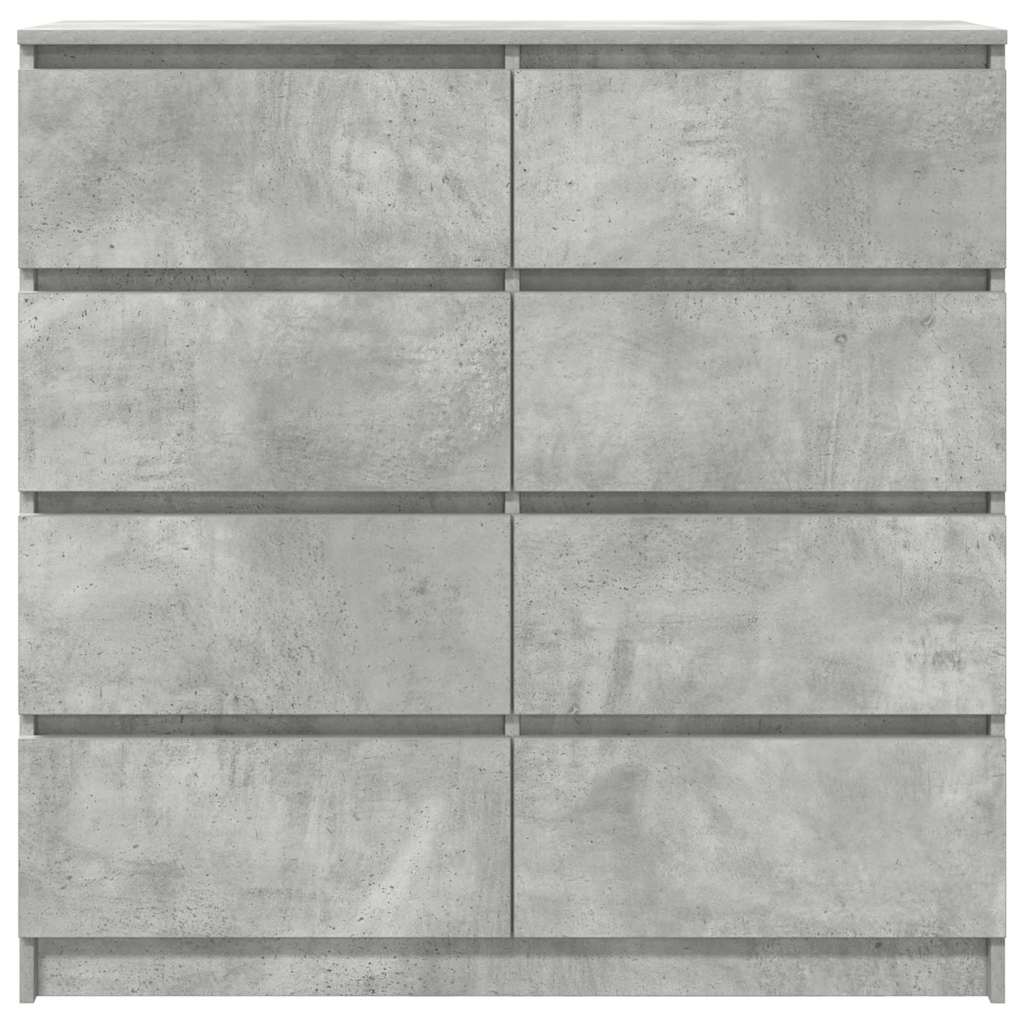 Aparador 100x35x99 cm derivados de madeira cinzento cimento