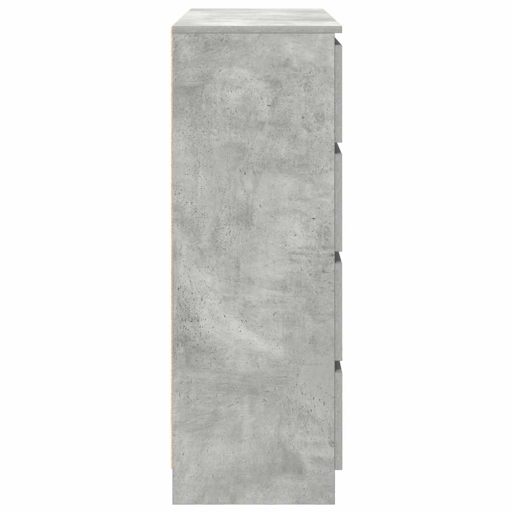 Aparador 100x35x99 cm derivados de madeira cinzento cimento