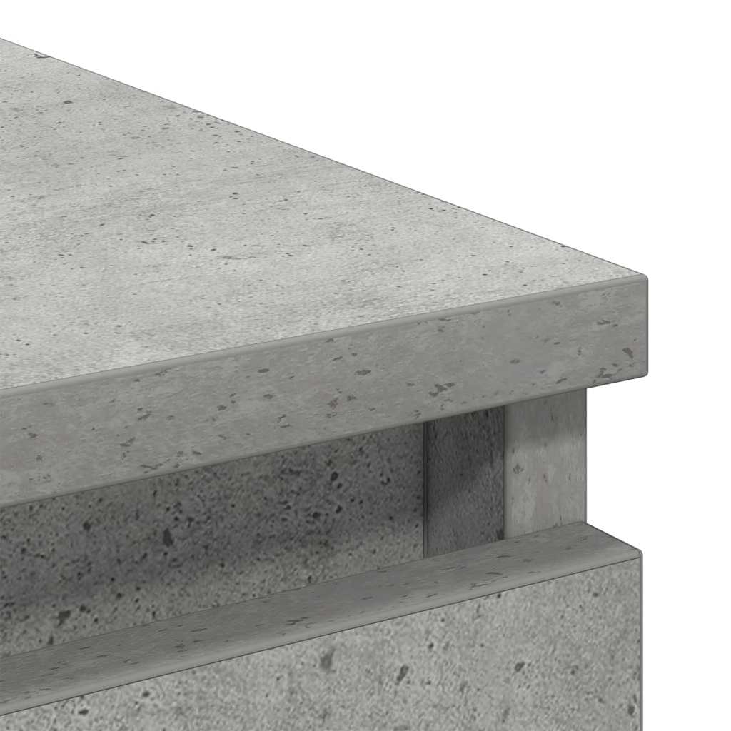 Aparador 100x35x99 cm derivados de madeira cinzento cimento