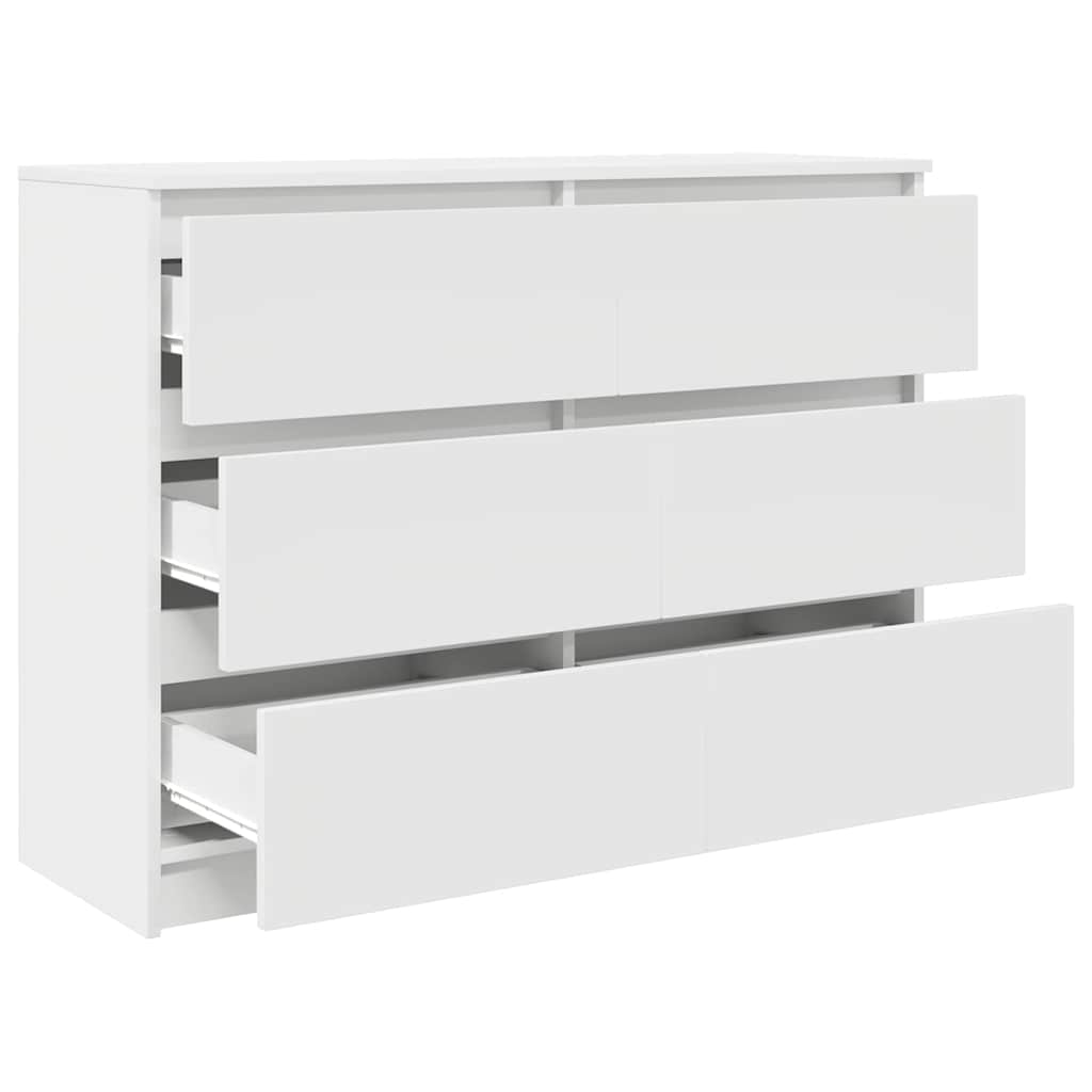 Aparador 100x35x76 cm derivados de madeira branco
