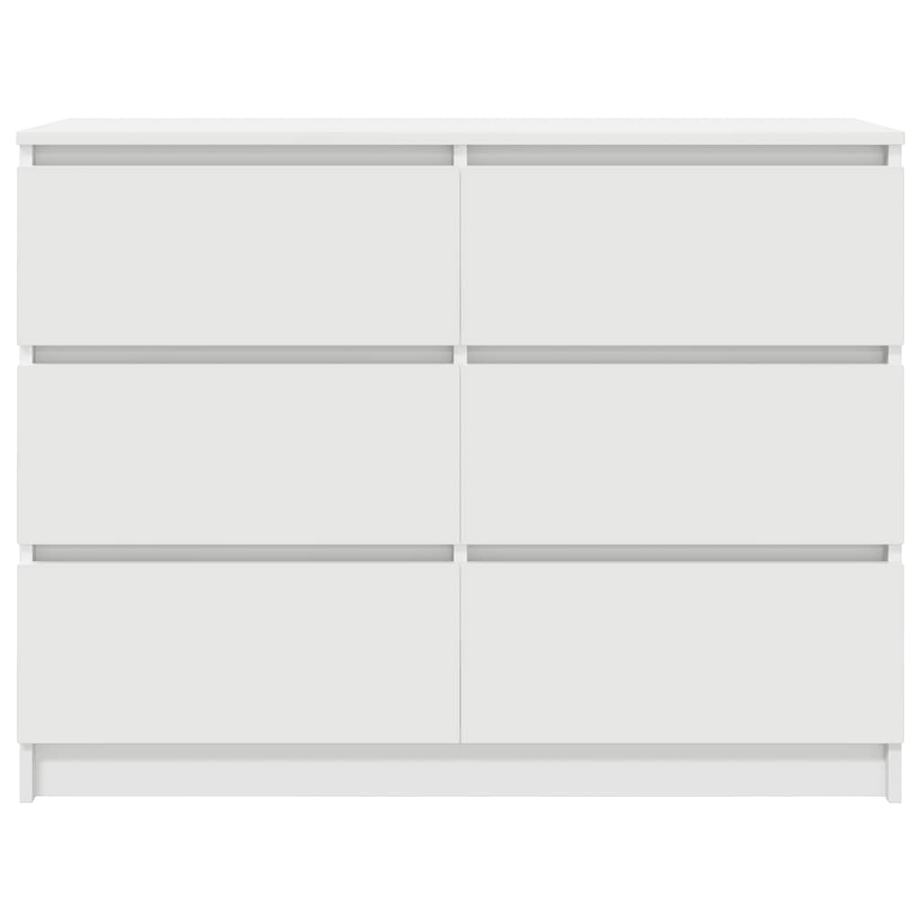 Aparador 100x35x76 cm derivados de madeira branco